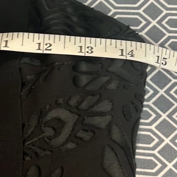 🎉Marchesa Notte,Silk Dress,Black,Ruffle Embellishment,Strapless,Stunning,Size 2 - Picture 10 of 14